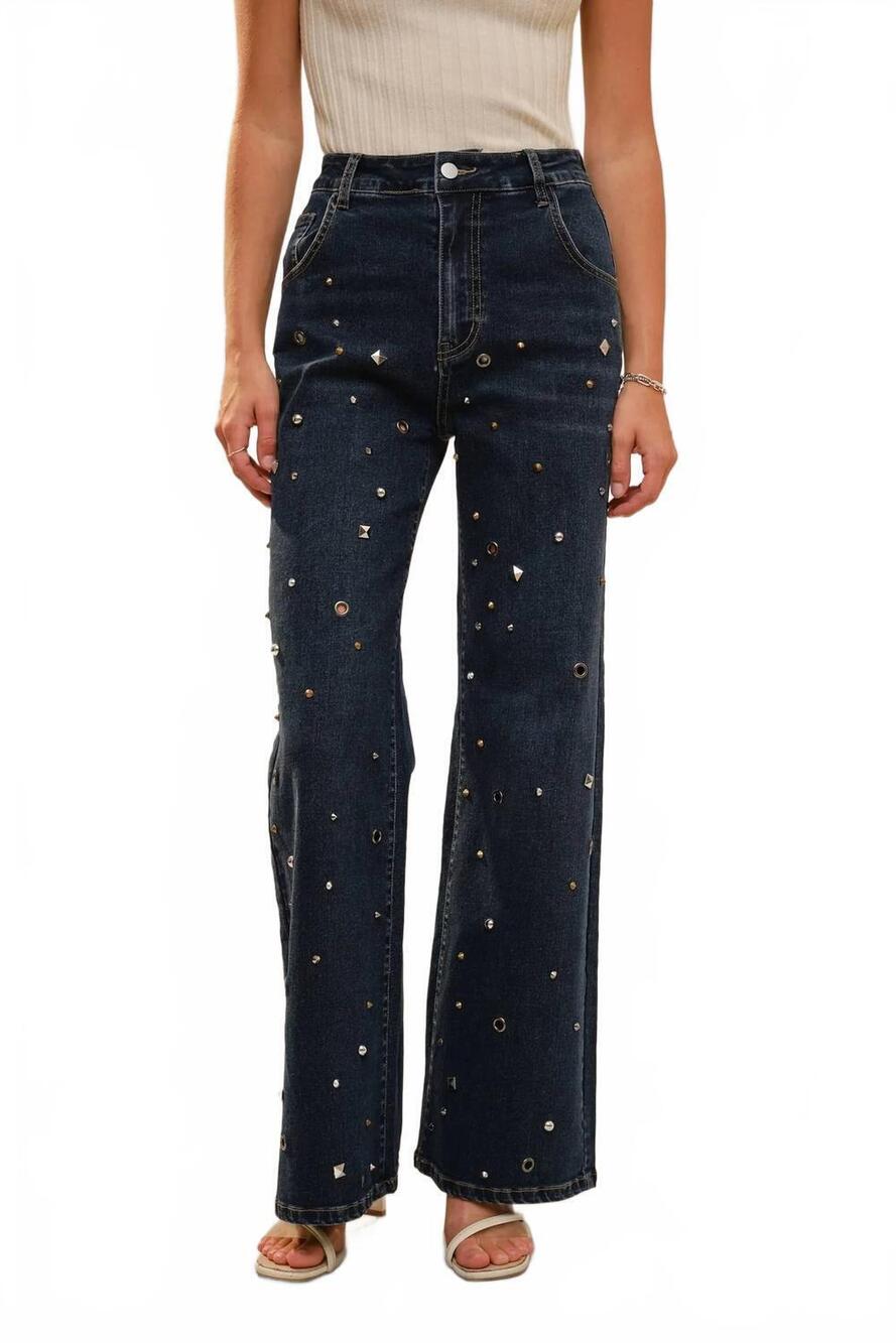 NEW BLUE B dallas studded jean in blue